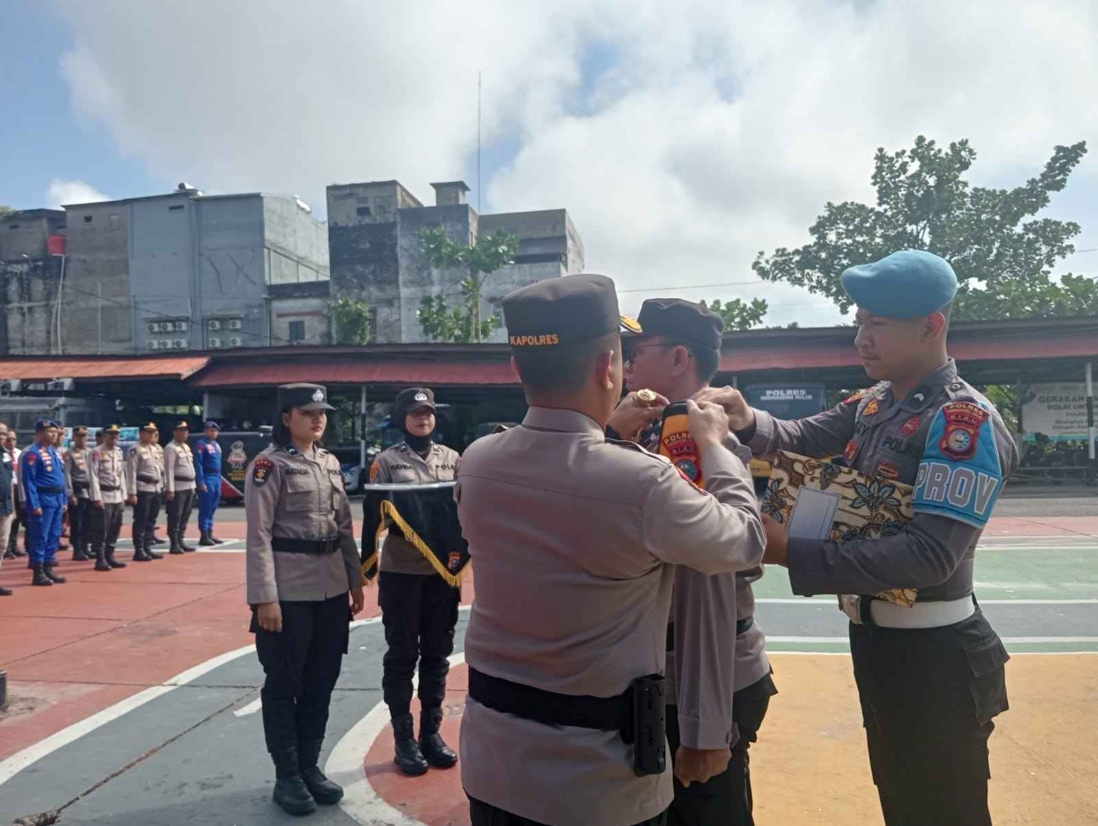 Polres  Indragiro Hilir Resmi Launching Pamapta- (PERWIRA SAMAPTA) 