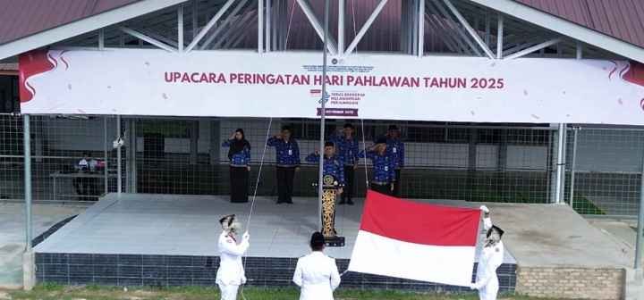 Lapas Pasir Pangaraian Gelar Upacara Hari Pahlawan, Ajak Warga Binaan Teladani Nilai Kepahlawanan