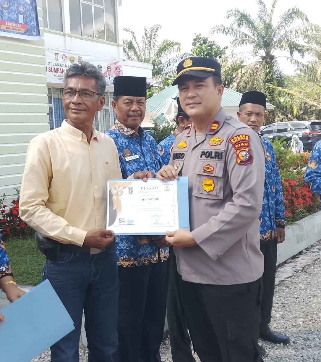 Pers Keadilan Tapung Hulu Raih Penghargaan pada HUT Korpri ke-54